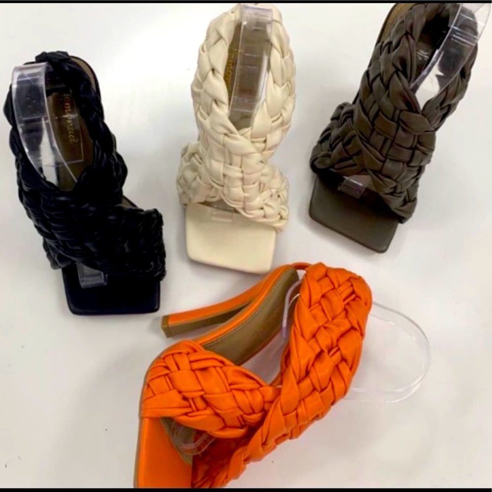 Woven heels